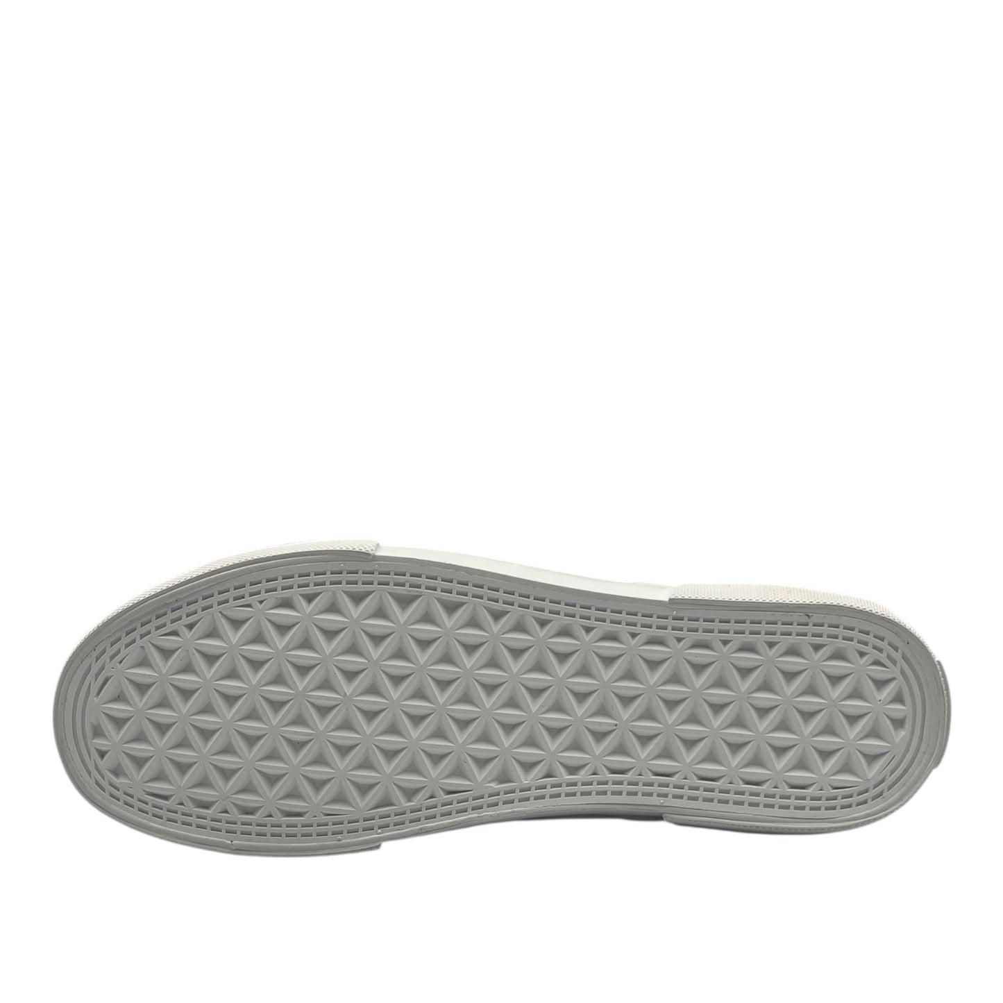 Semelle de chaussure grise en caoutchouc à motif géométrique, LA CHAUSSURERIE