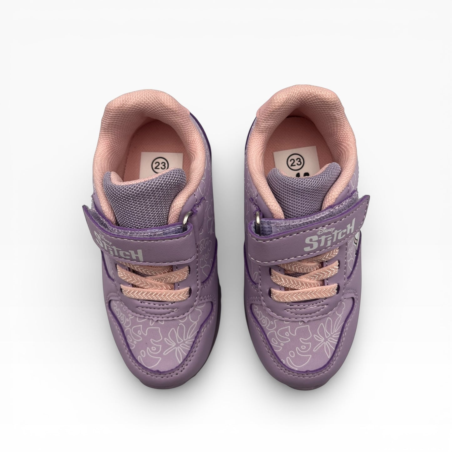 Baskets Lumineuses Disney Stitch & Angel – Violet Pastel & Rose