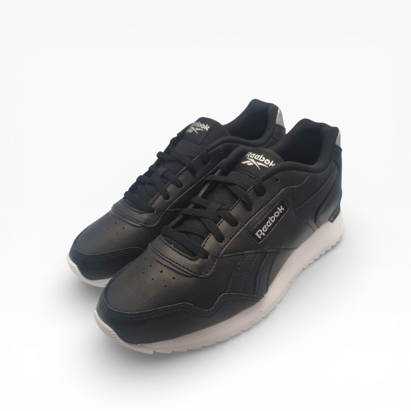Sneakers basses noires et argent Reebok Glide Ripple, chaussures homme LA CHAUSSURERIE