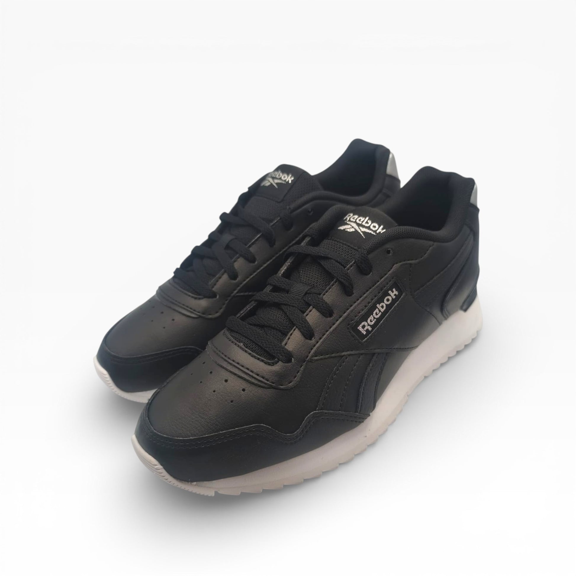 Sneakers basses noires et argent Reebok Glide Ripple, chaussures homme LA CHAUSSURERIE