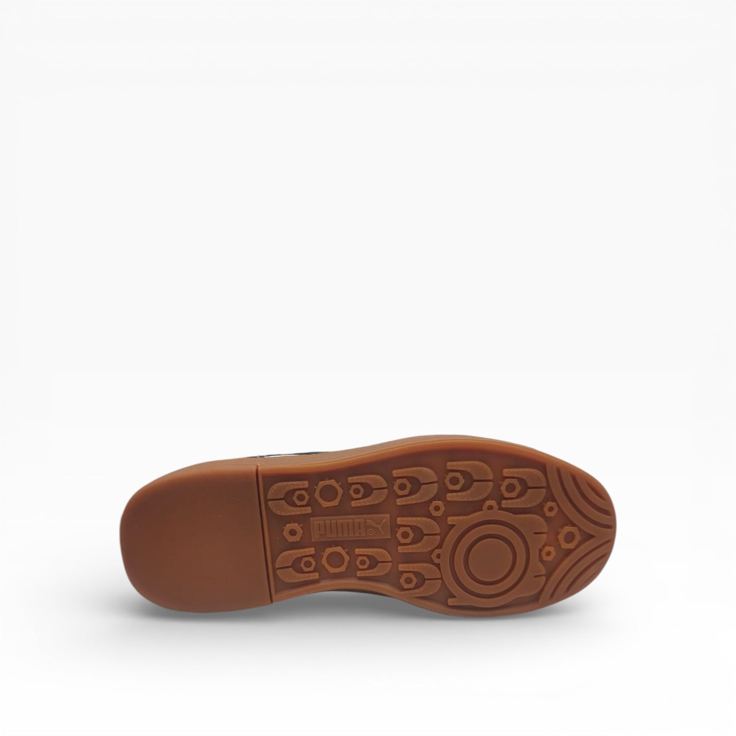 Semelle gomme de la basket Puma Super Team OG grise daim, vue détaillée, LA CHAUSSURERIE