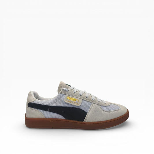 Basket Puma Super Team OG gris daim semelle gomme, sneaker homme LA CHAUSSURERIE