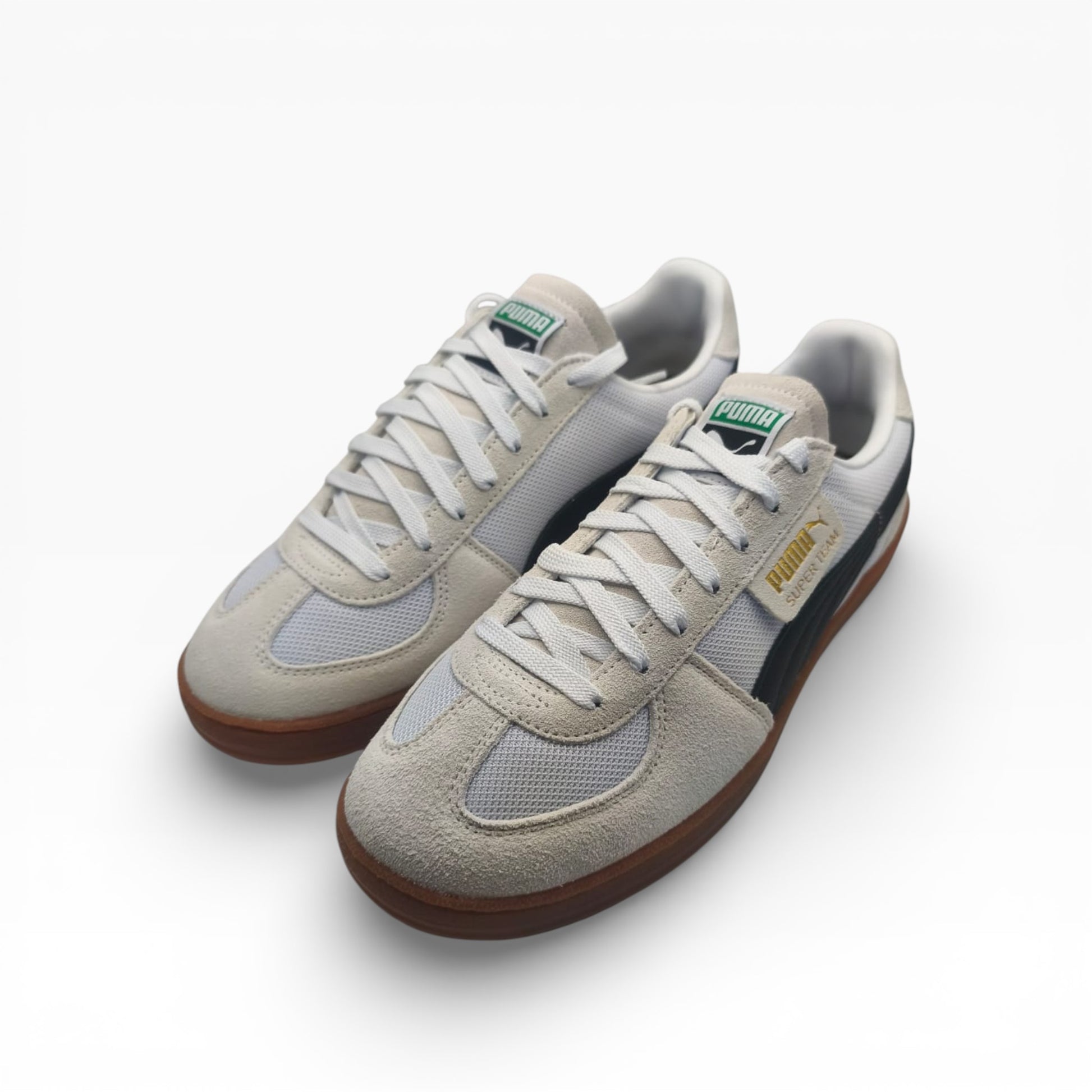 Baskets Puma Super Team OG gris daim semelle gomme, chaussures tendance LA CHAUSSURERIE