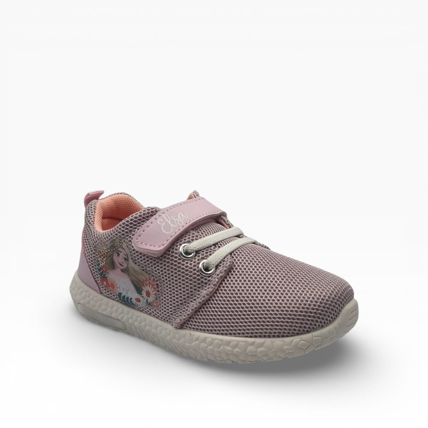 Basket fille mauve Reine des Neiges Elsa, maille respirante, LA CHAUSSURERIE