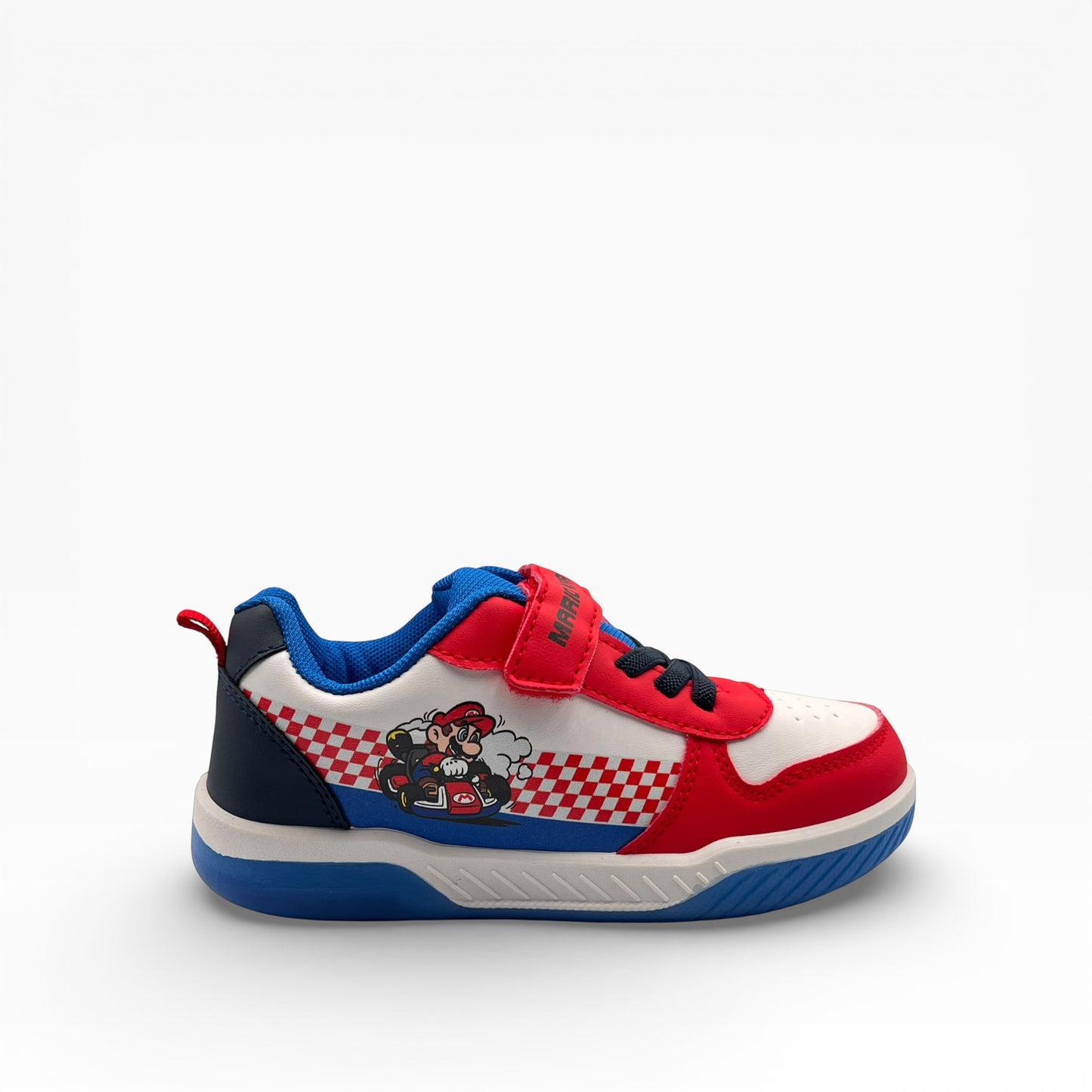 Baskets Lumineuses Super Mario – Rouge & Bleu – Semelles LED Flash
