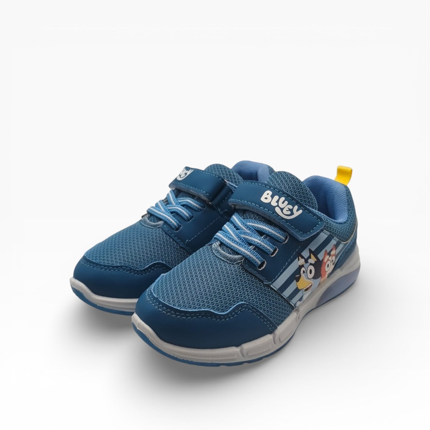 Baskets enfant bleues Bluey, personnages dessin animé, LA CHAUSSURERIE