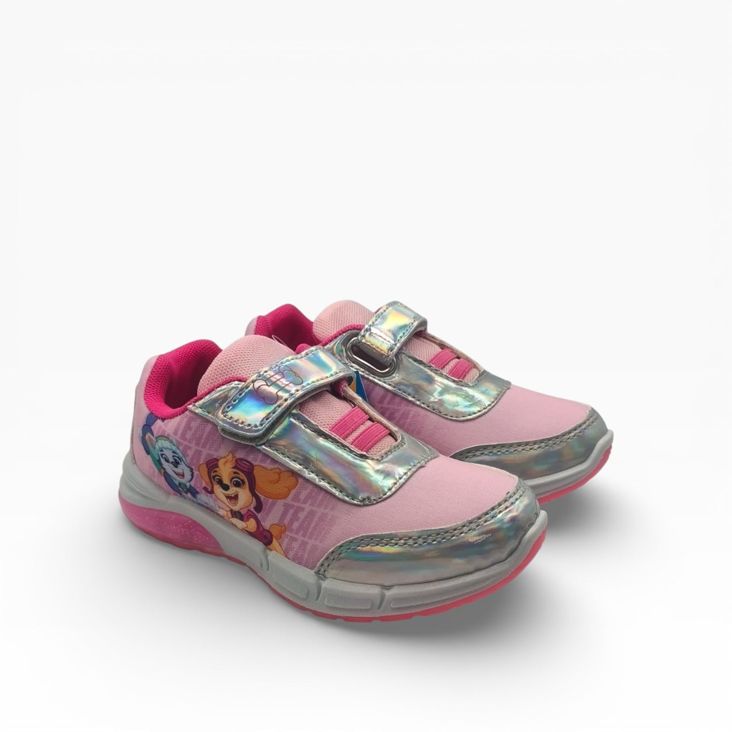 Baskets lumineuses fille rose Pat' Patrouille Stella Everest LA CHAUSSURERIE