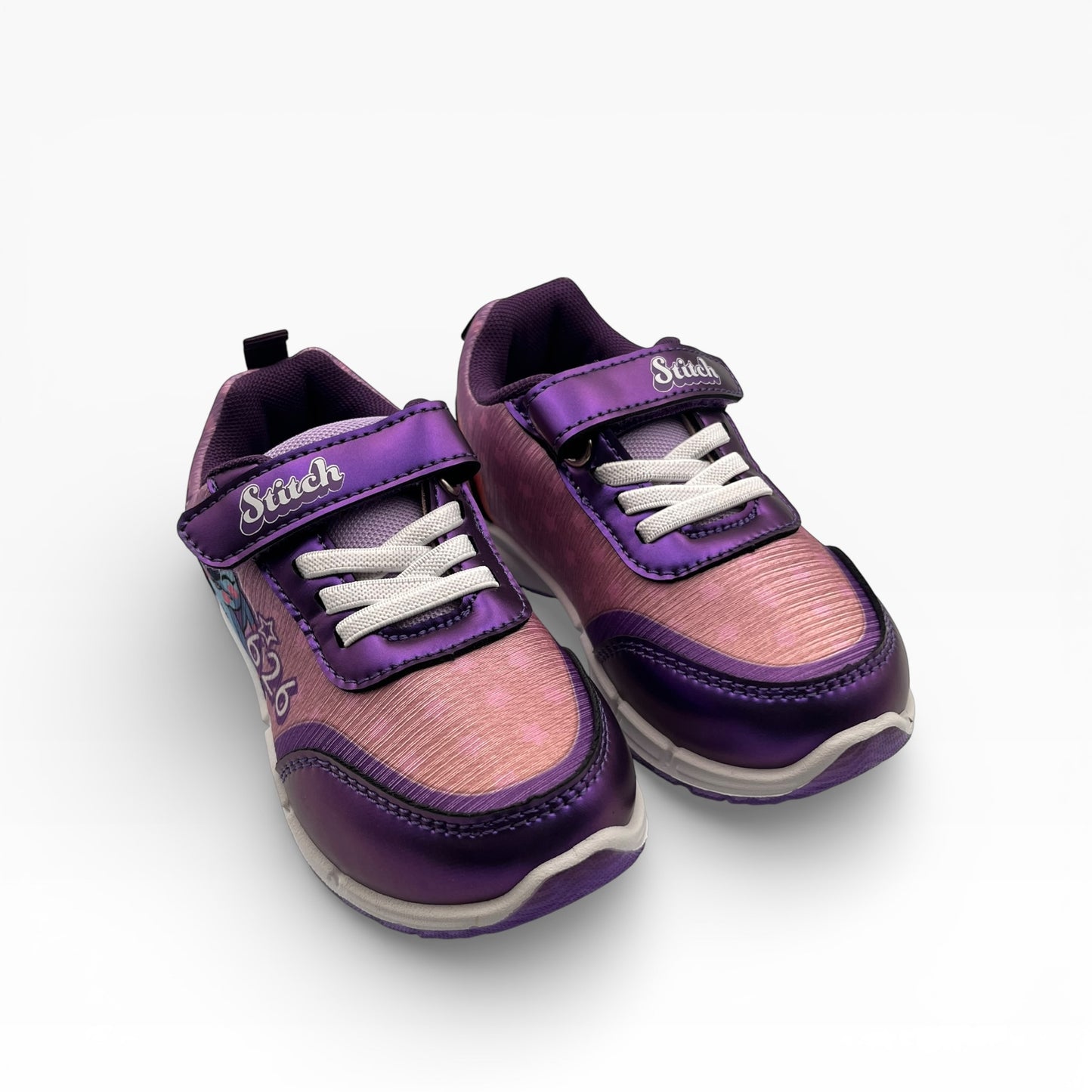 Baskets Sport Lumineuses Stitch – Expérience 626 – Violet Métallisé