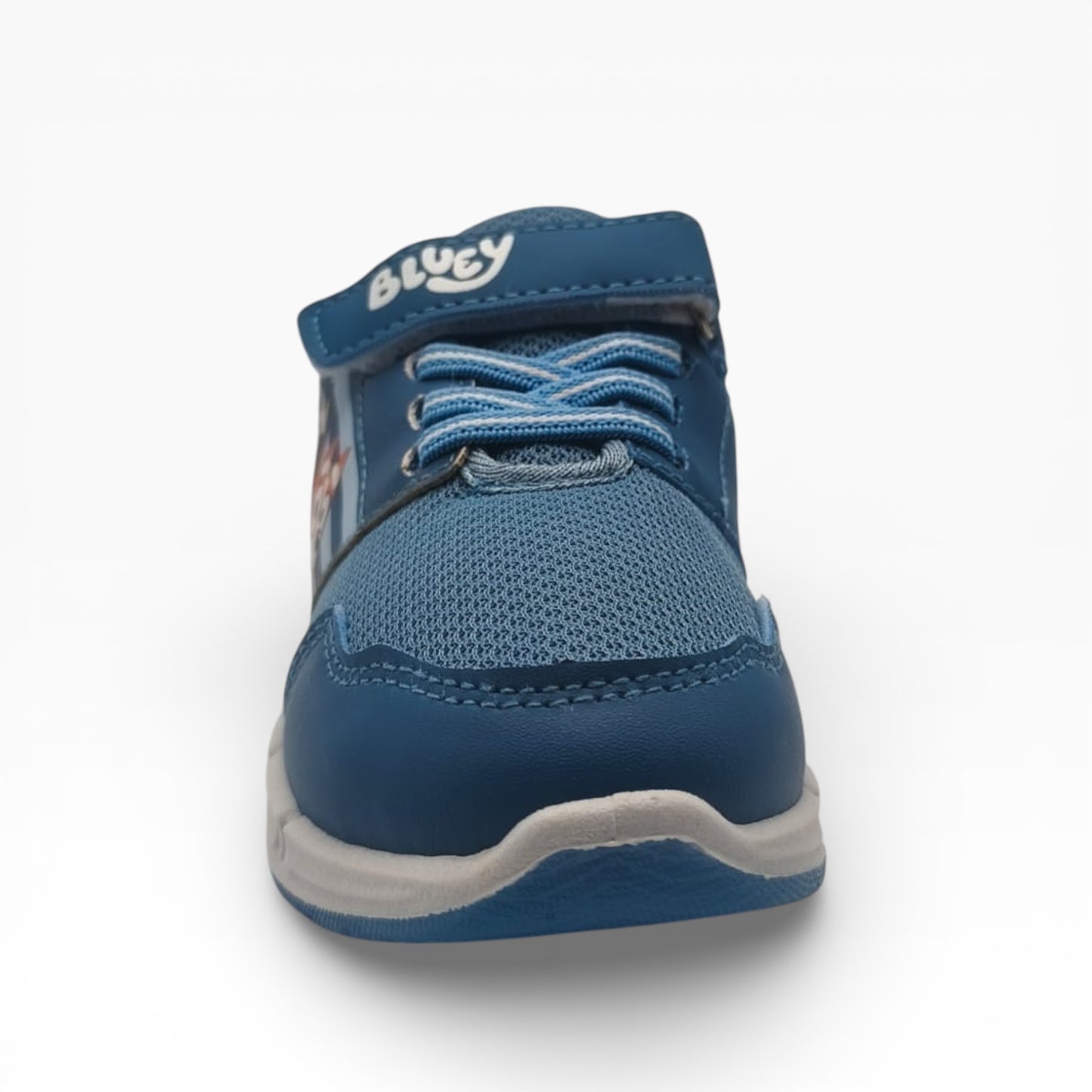 Baskets enfant bleues Bluey en mesh, fermeture scratch, LA CHAUSSURERIE