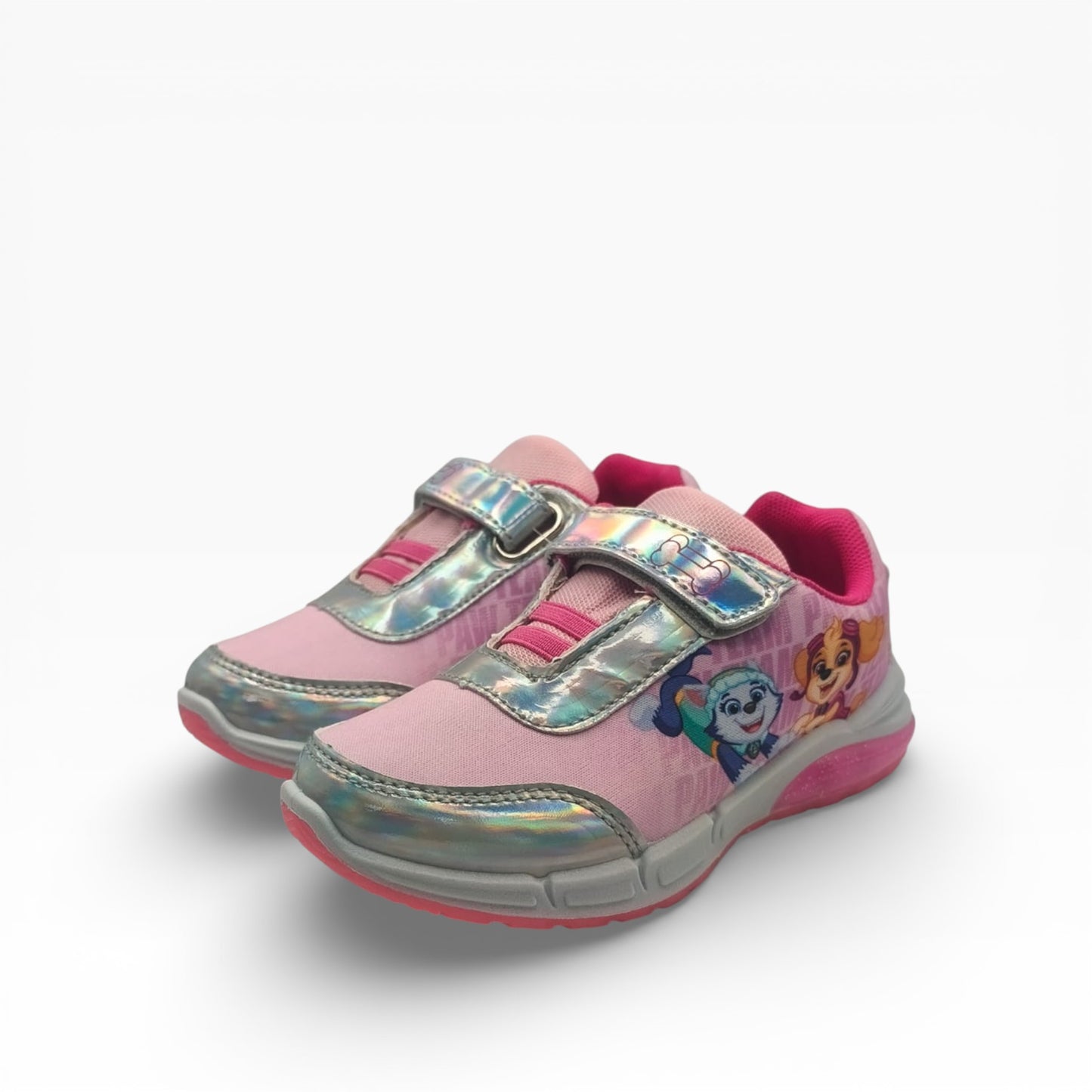 Baskets fille roses irisés Pat' Patrouille personnages, LA CHAUSSURERIE