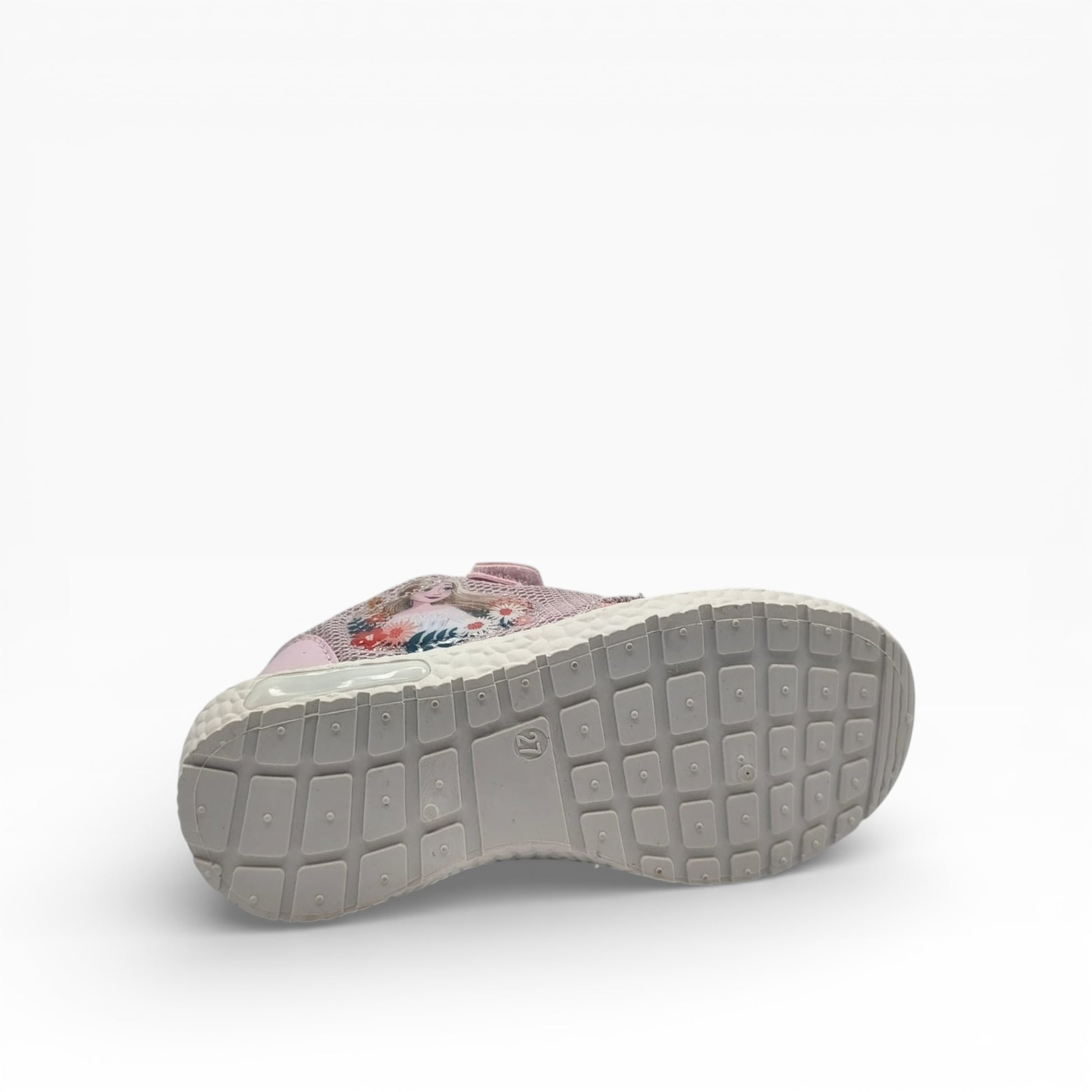 Semelle antidérapante chaussure enfant rose motif princesse, LA CHAUSSURERIE